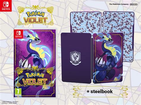 pokemon violet steelbook switch